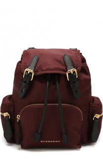 Рюкзак Rucksack с кожаной отделкой Burberry