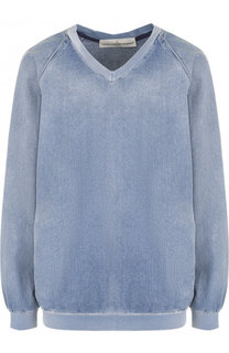 Пуловер свободного кроя с V-образным вырезом Golden Goose Deluxe Brand