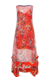 Платье-миди асимметричного кроя с принтом Diane Von Furstenberg