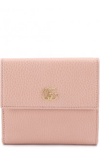 Кожаное портмоне с логотипом бренда Gucci