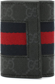 Футляр для ключей GG Supreme Web Gucci