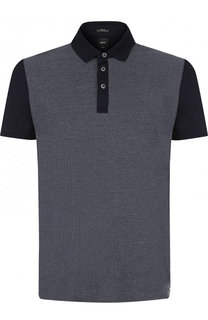 Хлопковое поло с коротким рукавами BOSS