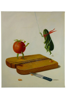 Картина маслом "Смелые овощи" JANE AND JACK ART STUDIO