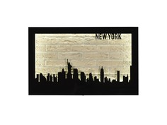 Панно-светильник "New York" Wood&Light