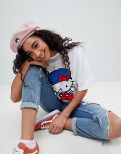 Берет с вышивкой Hello Kitty x ASOS - Розовый