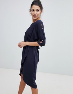 Платье-футляр Closet - Темно-синий