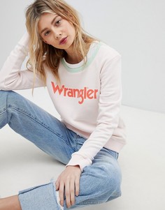 Свитшот с логотипом Wrangler - Розовый