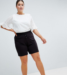 Удлиненные шорты с поясом на шнурке ASOS DESIGN Curve - Черный
