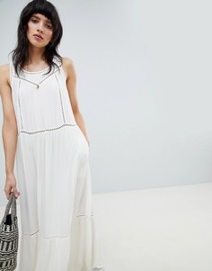Платье макси с вырезом Maison Scotch - Белый