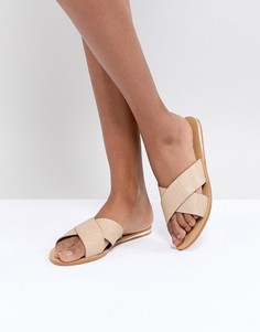 Сандалии с металлическим каблуком London Rebel - Бежевый