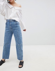 Синие прямые джинсы ASOS DESIGN Premium - Синий