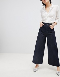 Широкие джинсы цвета индиго ASOS DESIGN Premium - Синий