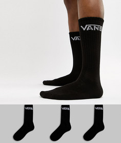 Набор из 3 пар черных носков Vans Classic VXSEBLK - Черный