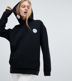 Oversize-худи из органического хлопка Puma - Черный