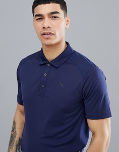 Поло темно-синего цвета Puma Golf Essential Pounce 57046203 - Темно-синий