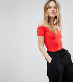 Боди с короткими рукавами ASOS DESIGN Tall - Красный