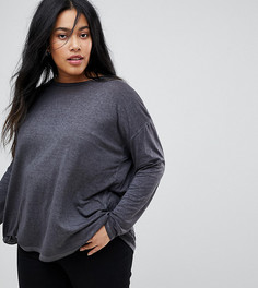 Свободный топ оверсайз ASOS CURVE - Черный