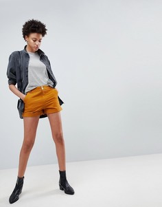 Парусиновые шорты-карго табачного цвета ASOS - Коричневый