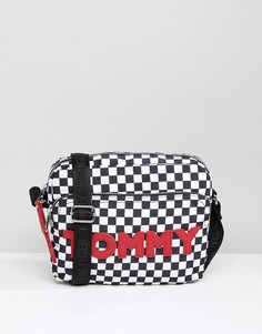 Нейлоновая сумка через плечо с логотипом Tommy Hilfiger - Мульти