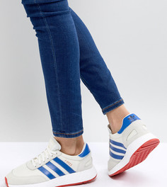 Серые кроссовки с синими вставками adidas Originals I-5923 - Серый