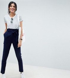 Брюки-галифе с поясом на завязке ASOS DESIGN Tall - Темно-синий
