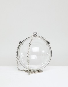 Прозрачная сумка в форме шара с ремешком-цепочкой ASOS - Очистить