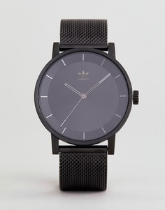 Черные часы с сетчатым ремешком Adidas Z04 - Черный