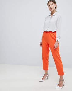 Трикотажные зауженные брюки ASOS DESIGN - Оранжевый