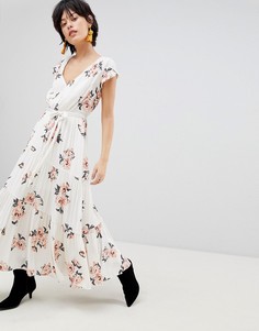 Платье макси с принтом Free People All I Got - Белый
