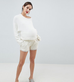 Кружевные шорты Mamalicious - Белый Mama.Licious