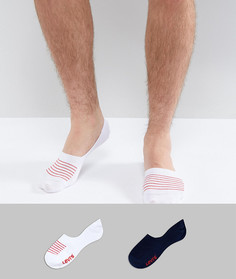2 пары носков в полоску Levis Invisible - Мульти Levis®