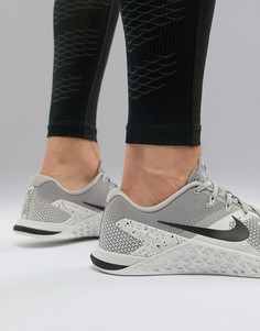 Серые кроссовки Nike Training Metcon 4 AH7453-005 - Серый