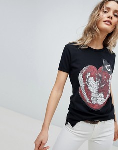 Футболка с логотипом Vivienne Westwood Anglomania - Черный