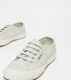 Серые парусиновые кроссовки Superga 2750 - Серый