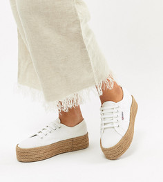 Белые кроссовки на платформе Superga 2790 - Белый