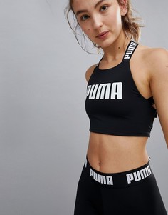 Кроп-топ с завязкой на спине Puma эксклюзивно для ASOS - Черный