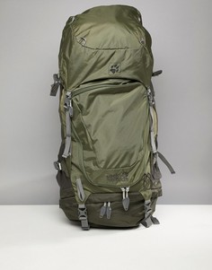 Рюкзак цвета хаки Jack Wolfskin Highland Trail XT 50 - Зеленый
