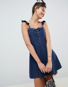 Джинсовое платье мини ASOS DESIGN - Синий