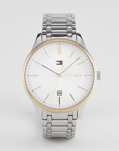Серебристые наручные часы Tommy Hilfiger 1791491 - 44 мм - Серебряный