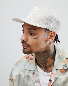 Красная трикотажная бейсболка New Era 9Fifty Boston Red Sox Engineered Fit - Бежевый