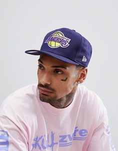 Бейсболка New Era 9Fifty Coastal Heat LA Lakers - Фиолетовый
