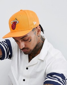 Бейсболка New Era 9Fifty Coastal Heat Miami Heat - Оранжевый