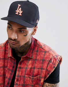 Бейсболка с логотипом LA Dodgers New Era 9Fifty - Черный