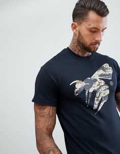 Футболка с принтом Abuze LDN - Черный