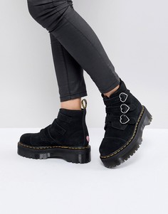 Черные ботинки Dr Martens x Lazy Oaf - Черный
