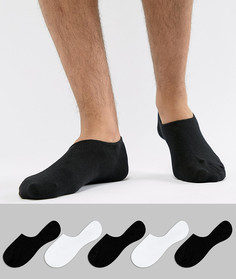 Набор из 5 пар невидимых носков Jack &amp; Jones - Мульти
