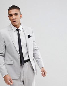 Серый пиджак скинни ASOS - Серый