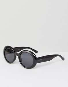 Черные круглые солнцезащитные очки Tommy Hilfiger TH1525/S - Черный