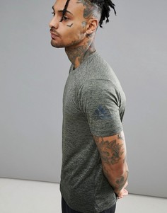 Футболка цвета хаки adidas Training Freelift CW3442 - Зеленый