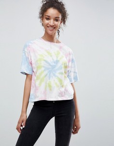 Футболка с принтом тай-дай ASOS - Мульти